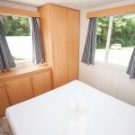 Bedroom of mobile home