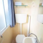 Toilet in Classic mobile home