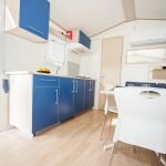 toscana-holiday-village-comfort-accom-10 Dining area in Comfort mobile home