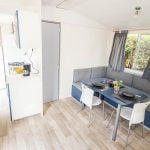 toscana-holiday-village-comfort-accom-5 Dining Area of Comfort Mobile Home