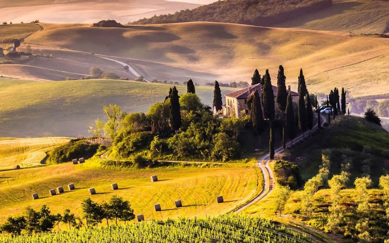 View of Tuscany countryside